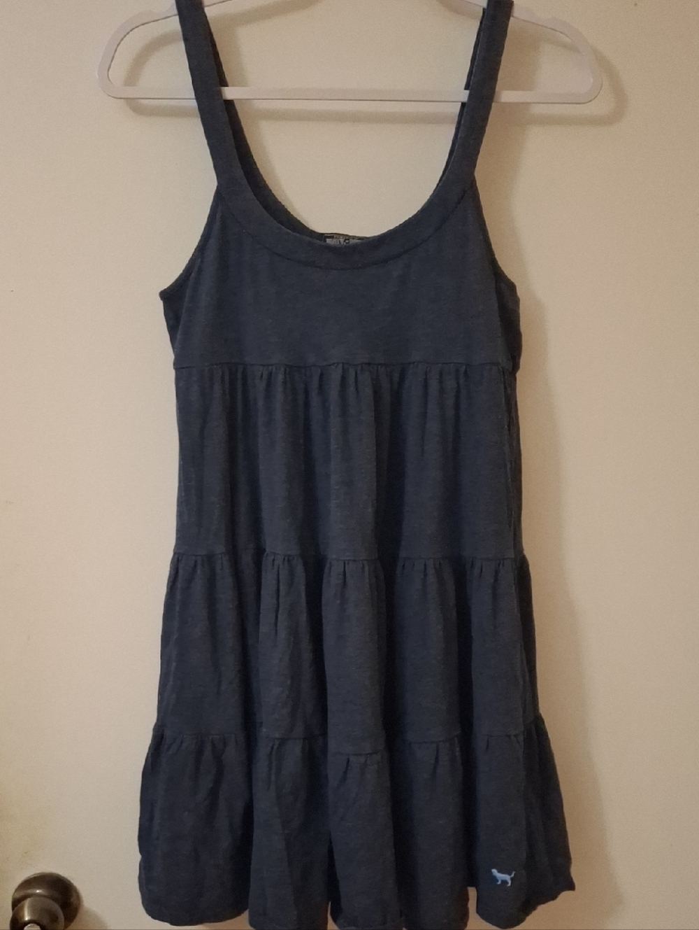 PINK Navy Tiered Tank Dress